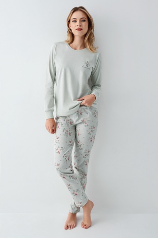 Rolypoly Kadın Yeşil Pijama Takımı Rp3703-s-v1 Yeşil