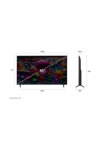 LG 55UA84006LB 55'' 139 Ekran Uydu Alıcılı 4K Ultra HD Smart LED TV