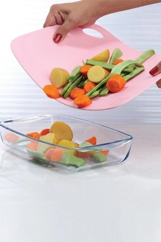 Esnek Flexy Kesme Tahtası Matı Bükülebilir Mat Kesim Tahtası Matı Esnek Mat Plastik Pembe Diğer