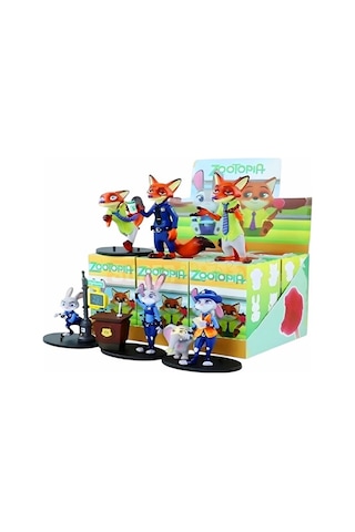 Zootopia Zootropolis Nick - Judy Koleksiyon Figürleri Rastgele