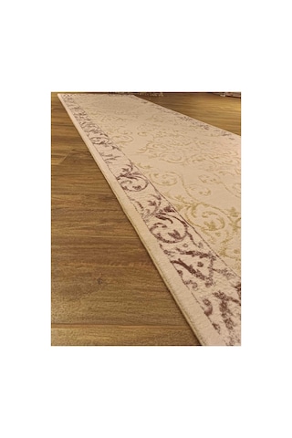 Adrasan 3178b Krem-lila Halı Çok Renkli