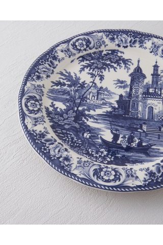 Preston Stoneware Servis Tabağı 26 Cm Lacivert