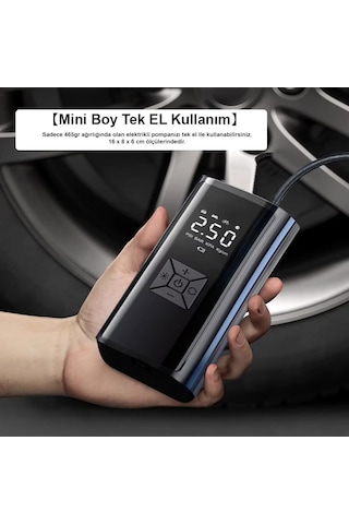 Ga97 6000mah Taşınabilir Elektrikli Hava Pompası 150psi Lastik, Bot, Top Şişirme Oto Hava Kompresörü 01