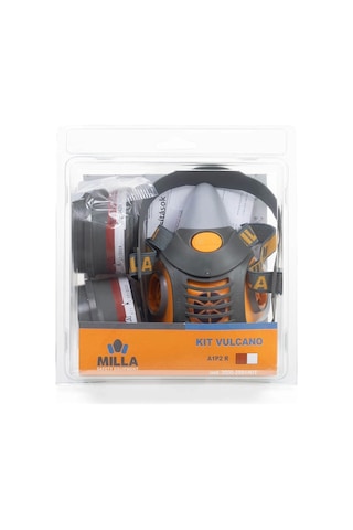 Milla Vulkano Maske Kiti Yarım Yüz Maskesi A2p3 Filitre