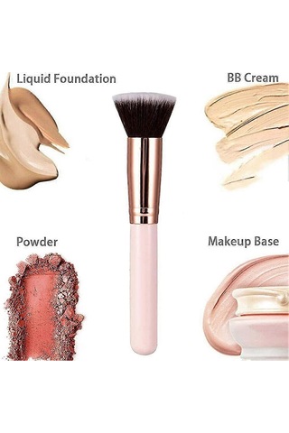 Makyaj Fırçası, Makyaj Fırçası Kozmetik Fırçası, Fondöten Fırçası, Düz Kozmetik