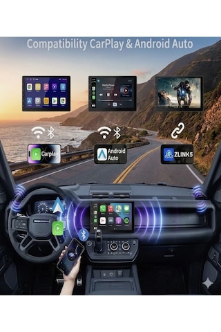 Volkswagen Caravelle 2015-2018 Android Multimedya 9 İnç 4+64gb Carplay Android Auto Oem 7"
