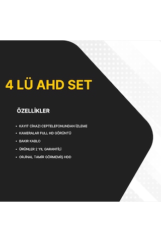 Speedron 4'lü Ahd Set