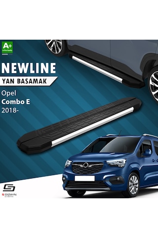 S-dizayn Opel Combo E Newline Krom Yan Basamak 203 Cm 2018 Üzeri