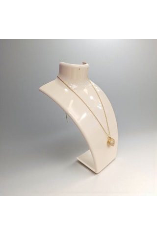 Kolye Standı Akrilik Krem 14x21 Cm. Altın