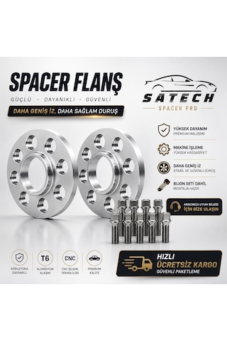 4x108 65.1 Peugeot 306 20mm Spacer Set 2 Adet