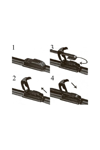 Skyway Silikondan Yapılmış Cam Silecek Fırçası 400 Mm, Kancalı 151295938
