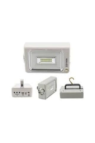 Gold Htc El Feneri Şarjlı 1w+46 Led Projektör Güneş Panelli Beyaz