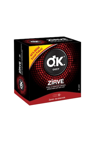 Okey Zirve Prezervatif 40'lı