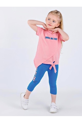 Smile 2-5 Yaş Tişört Tayt Kız Çocuk Takım 223324 001