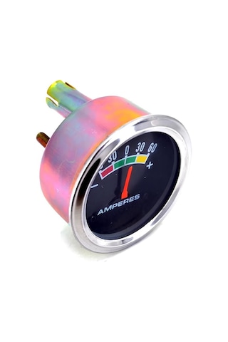 Ampermetre Metal Gövde 60x60 Ampullü Drop K911