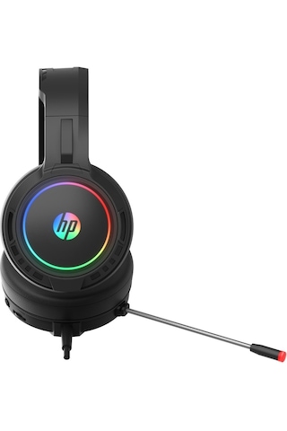 Hp Dhe-8006 Kablolu Mikrofonlu Usb 7.1 Rbg Siyah Oyuncu Kulaklığı