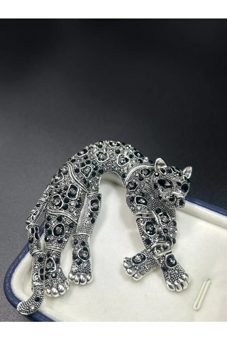 Scarlet Msk Broş Kaplan 214243911 Gri