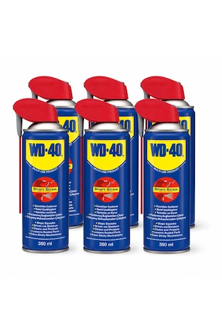 WD-40 Yağlayıcı ve Pas Sökücü Sprey 6 x 350 ML (Kobra Başlık)
