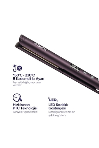 Bester S6200 Keratin Therapy Profesyonel Saç Düzleştirici