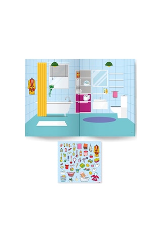 500 Sticker Kitabım Meslekler ve Evimiz İkili Eko Paket
