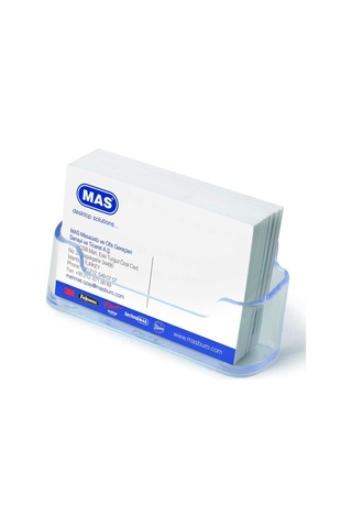 Mas 486 Oval Şeffaf Kartvizitlik