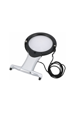 Büro Ev Ofis Hobi Atölyesi İçin 6x Led Eller Serbest Büyüteç Boyuna Asılır Dikiş Nakış Büyüteci