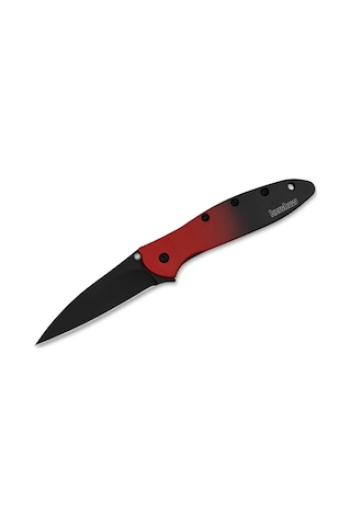 Kershaw Leek Aluminum Red Black Gradient Black Blade Çakı Çok Renkli