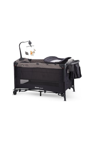 Kraft Tiger Pr Anne Yanı Oyun Parkı 70 120 Cm Açık Gri Gri