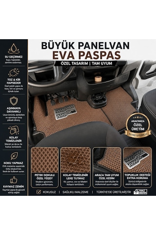 Mercedes-benz-sprinter-panelvan- 2007-2016 İçin Eva Sadece Ön Paspas Metal Topukluk Dahil