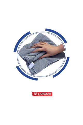Larimar Mikrofiber Kareli Genel Temizlik Bezi 3'lü 50 x 70 CM
