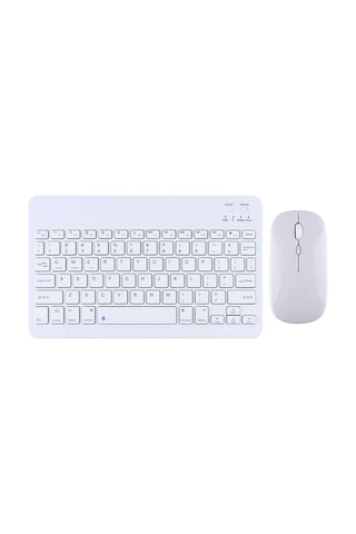 Apple Uyumlu iPad Air 5. Nesil 2022 10.9 4in1 Set Klavye Mouse Kılıf Kalem Ekran Koruyucu