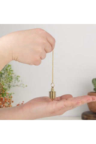 Pirinç Gold Pandül Sarkaç No: 6 Renkli