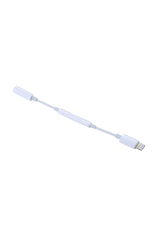 Ally Mh020 Apple iPhone Uyumlu 14-13-12-11 Lighting 3.5mm Kulaklık Jakı Adaptörü- 5775 Beyaz