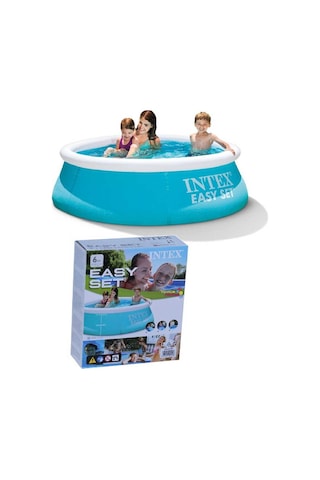 İntex 28101 Easy Kolay Kurulumlu İntex Şişme Aile Havuzu Çok Renkli