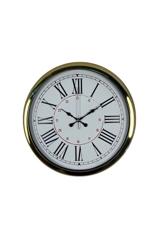 Gold 40 Cm Metal Roma Rakamlı Duvar Saati 11 74823051