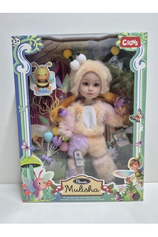 Ctoy Kostümlü Oyuncak Bebek Seti Peluş Arı Kostümlü Koleksiyonluk Bebek Ctoy-qj183d