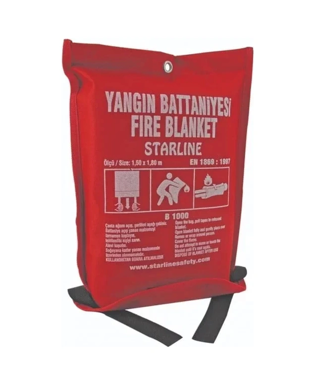 Starline Yangın Battaniyesi 150x180cm Isg 150x180 1869 1997 En Sertifikalı