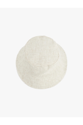 Koton Bucket Şapka Ekru 6sak40003aa