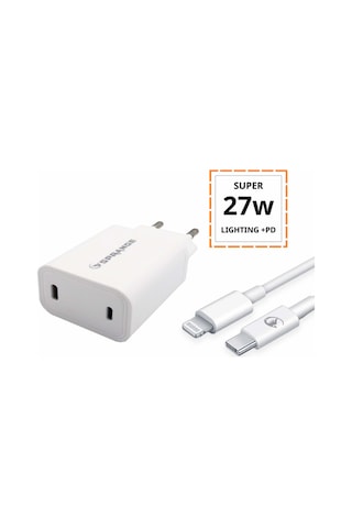 27w Usb c To Lightning Hızlı Şarj Kablosu Pd Destekli Apple Uyumlu iPhone & iPad