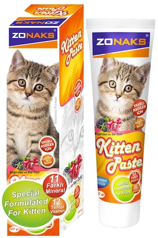 Zonaks Kitten Yavru Kedi Vitamin Paste 100 G