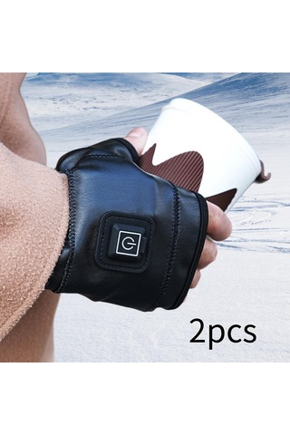 Suntek Elektrikli Isıtmalı Eldiven El Isıtıcısı L Siyah