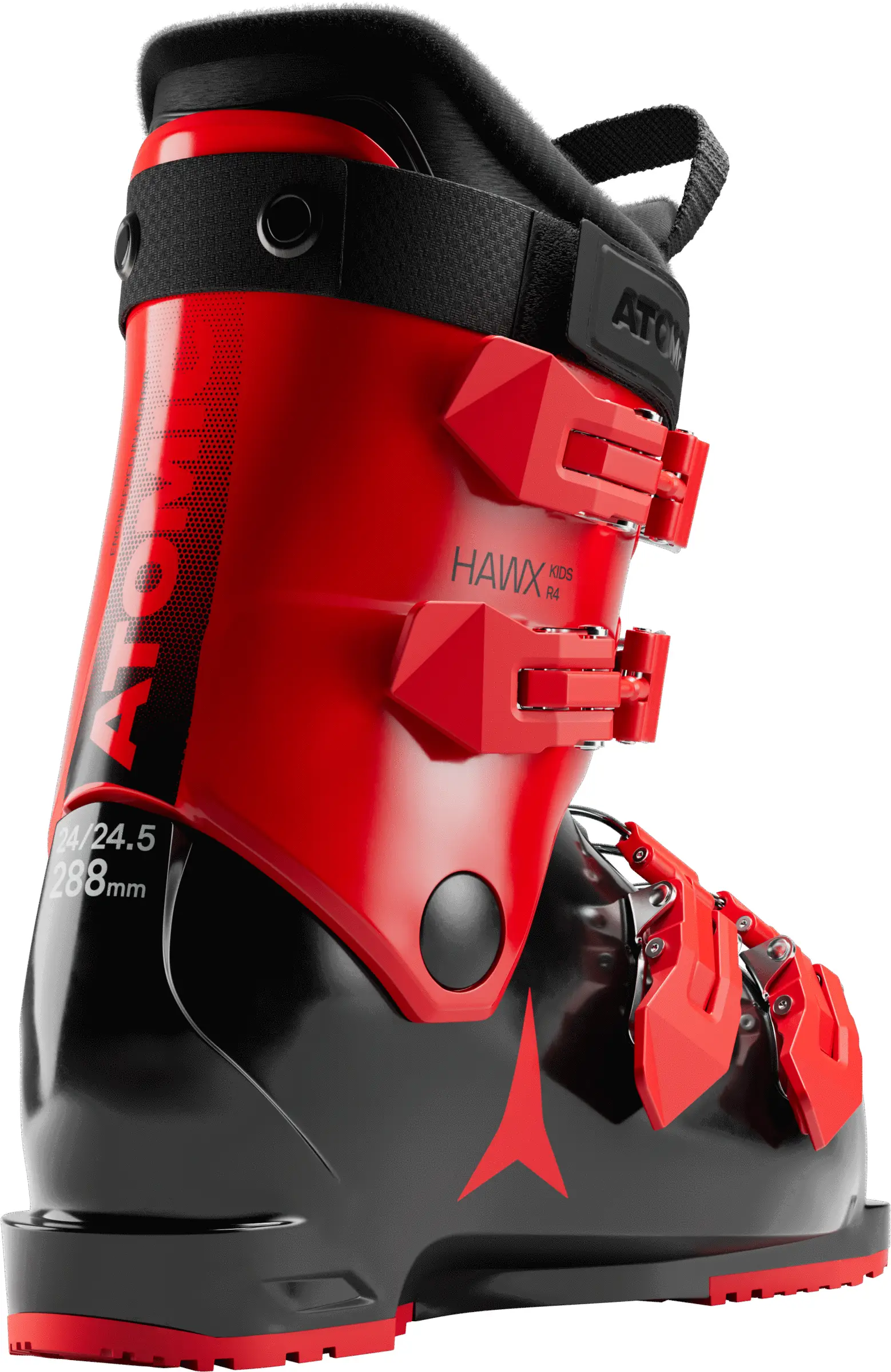 Atomic Hawx Kıds R4 Kayak Botu - Siyah - Kırmızı