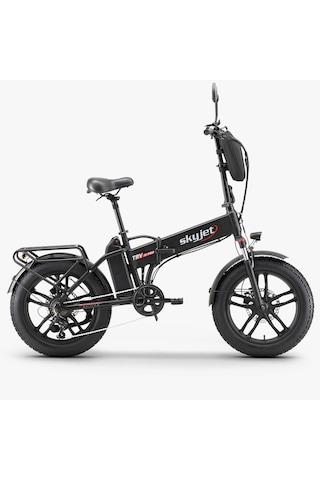 Skyjet Trvııı Pro Elektrikli Bisiklet Ayna Ve Çanta Hediyeli Siyah