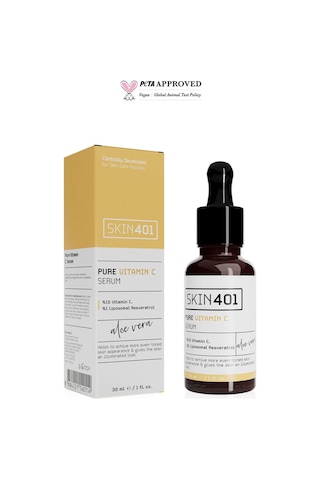 Skin401 %10 Vitamin C Aydınlatıcı Renk Tonu Eşitleyici Serum 30ml