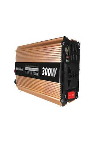 12264 Voltaj Çevirici Invertör 300w - 12 Volt 220 / Kısa Devre - Düşük Voltaj - Yüksek Akım Koruması