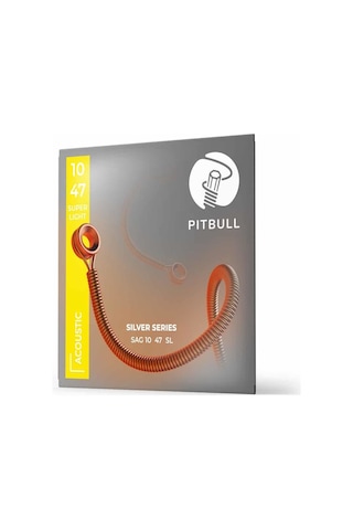 Pitbull Strings Silver Series Sag 10-47 Sl Takım Tel Akustik Gitar Teli 010-047