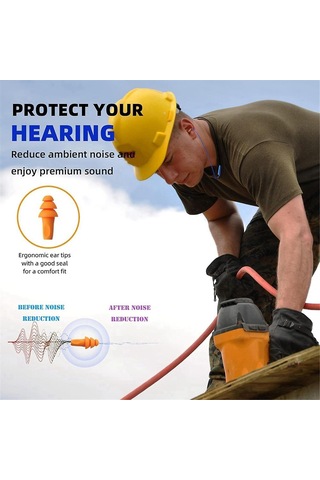 İşyerinde Kullanım İçin Kulak Tıkacı Bluetooth Kulaklık, İşitme Koruması, İnşaat Alanı Ve Gürültülü Ortamlar İçin Uygundur