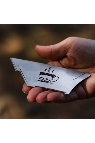 Kamp Ayısı Barista Dripper Filtre Kahve Damıtıcı: Katlanır Paslanmaz Metal Kahve Demleme Aparatı