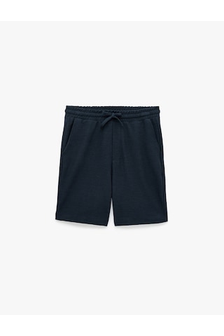 Koton Regular Fit Cepli Bermuda Beli Bağcıklı Şort Lacivert 6sam40068mk