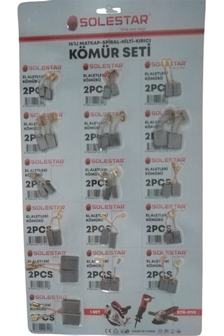 16 Parça Matkap-spiral-hilti-kırıcı Kömür Seti 16 Parça Matkap-spiral-hilti-kırıcı Kömür Seti